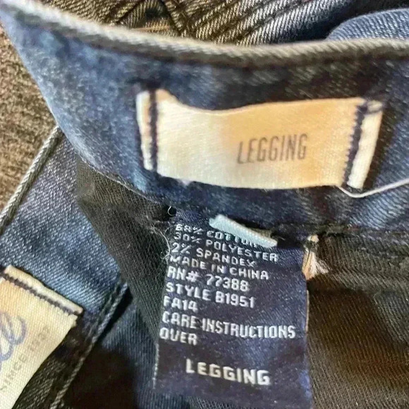 Madewell Legging Jeans in Arctic Blue High Rise Skinny Denim Sz 27 - Picture 5 of 11